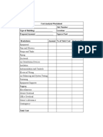 Cost Analysis