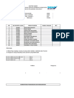 Daftar Hadir