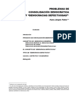 PUHLE Hans Jurgen - Problemas de Consolidacion Democratica PDF