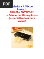 Seladora a Vácuo Portátil