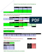 Calculo Sencillo FV Aislada