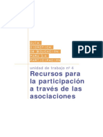 Recursos para La Participación A Través de Las Asociaciones