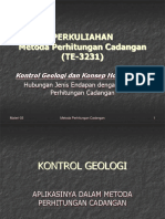 Materi MPC 03 Kontrol Geologi Dan Kontinuitas