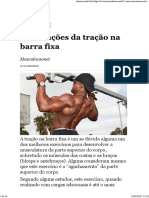 13 Variações Da Tração Na Barra Fixa