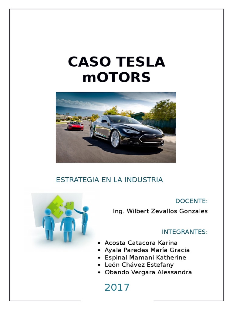 Caso Tesla | PDF | Coche eléctrico | Coche