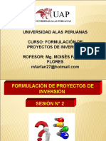 Semana N - 2 Proyectos de Inversión Públicos