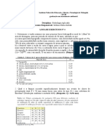 Lista de Exercícios Hidrologia Aplicada IFTM