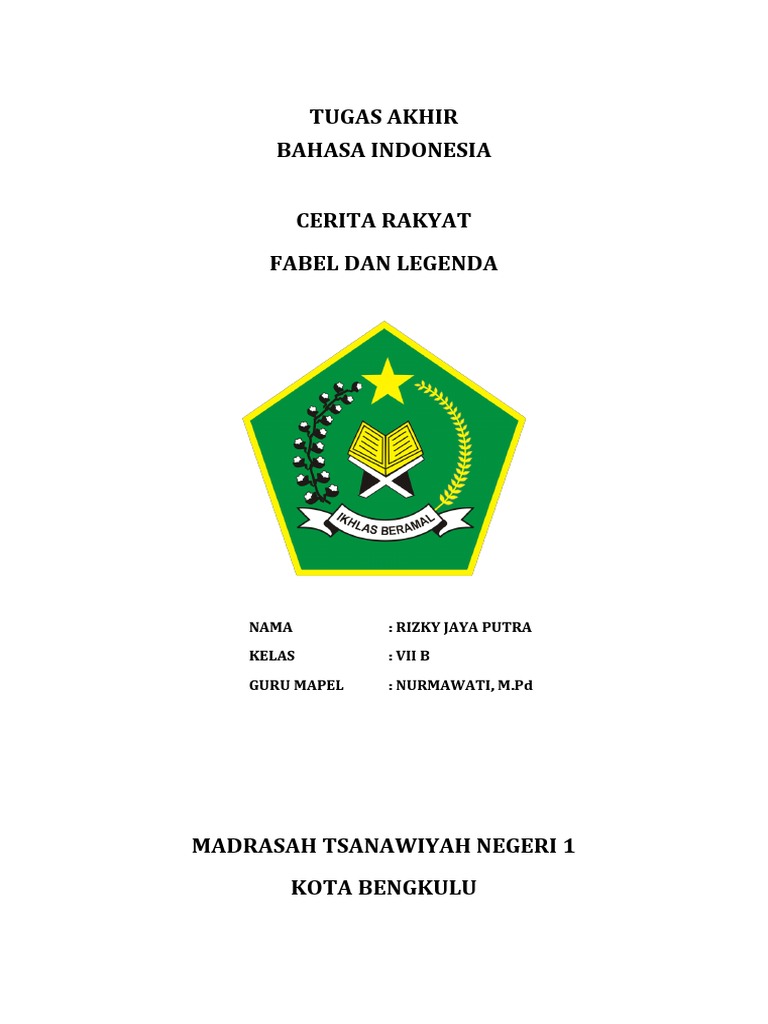 Unsur Intrinsik Dongeng Serigala Dan Kelinci Keras Kepala