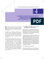 Acceso y Uso de Las TIC en La Adm. Pública, Las Empresas y Los Hogares - Cap. 4 - Costa Rica