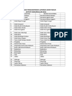Senarai Semak Penghantaran Laporan Akhir Tahun
