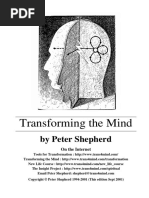 Peter Shepherd - Transforming The Mind PDF