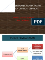 Manajemen Pemberikana Pakan Pada Ikan Chanos - Chanos