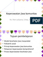 keperawatan kesehatan jiwa komunitas