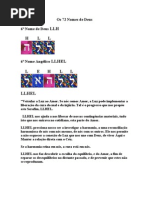 Os 72 Nomes de Deus 6º Nome 