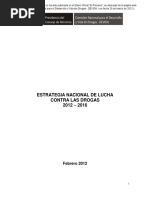 Estrategia Narcotrafico 2012-2016