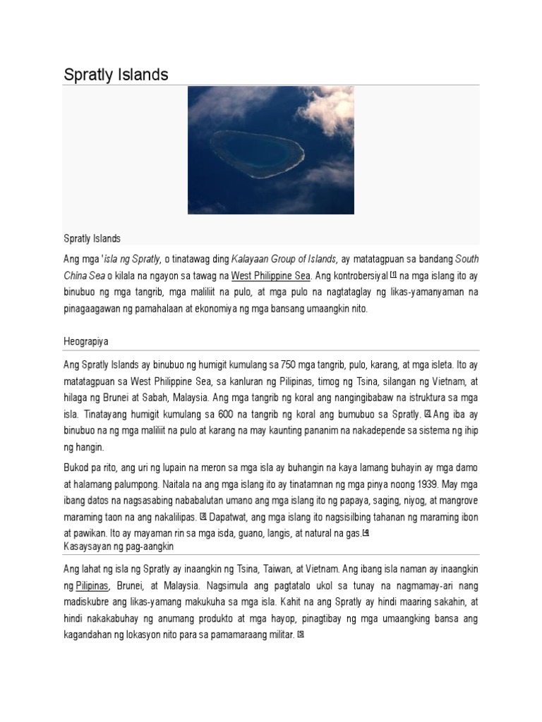 Spratly Islands PDF