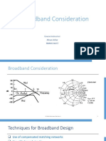Broadband Consideration
