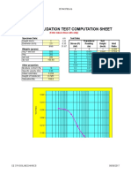 1-D Consolidation Test Computation Sheet