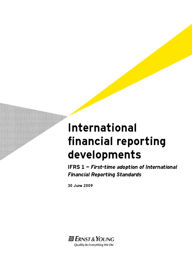 Ifrs 1 | PDF | International Financial Reporting Standards | Financial ...