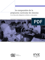 Estudio Comparativo de La Propuesta Curicular de Ciencias