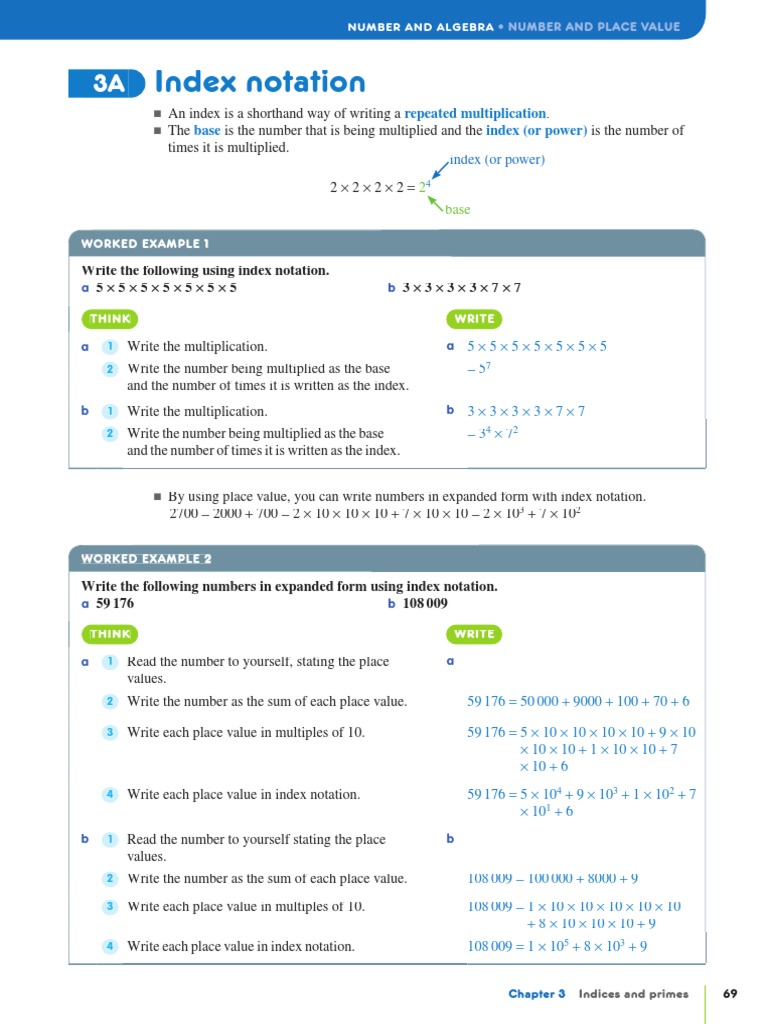 Index Notation | PDF | Summation | Multiplication