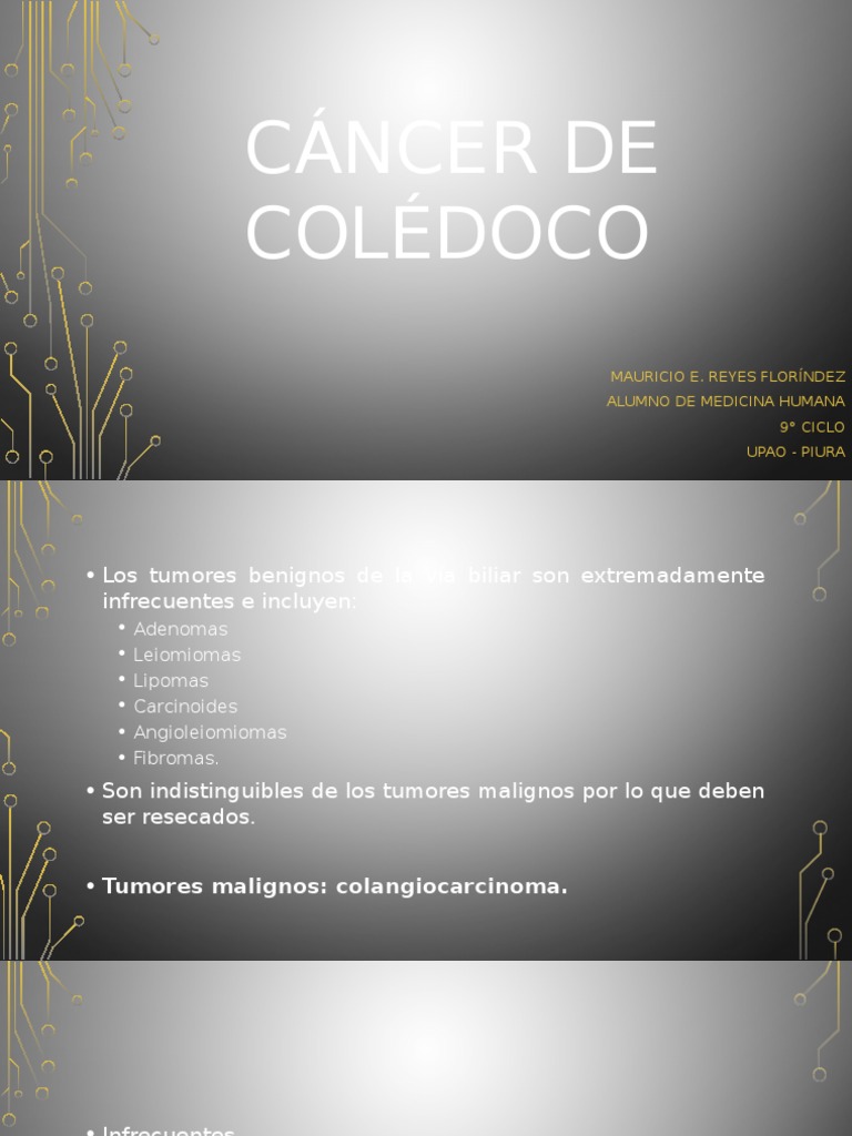Cáncer de Colédoco: Diagnóstico y Tratamiento | PDF | Cáncer ...