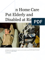 Elderly and Disabled at Risk