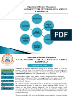 VITS Karimnagar - Dept. of Business Mgmt. Profile