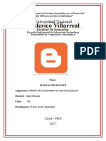 Manual para La Elaboración Del Blog