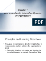 An Introduction To Information Systems in Organizations