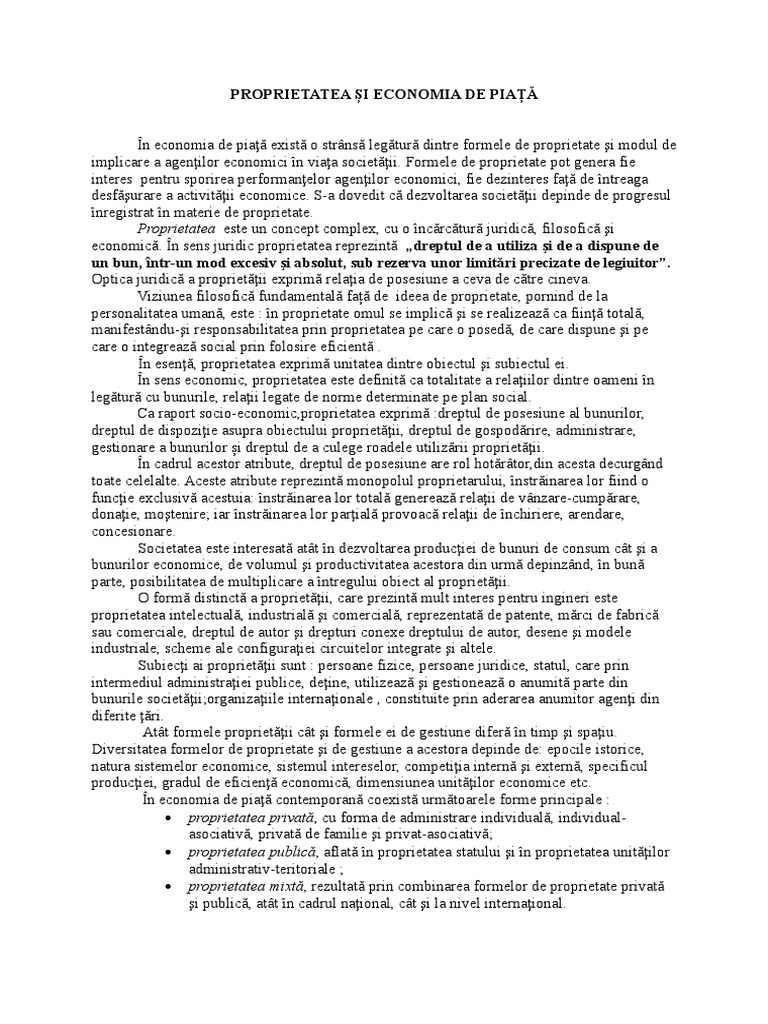 proprietate privata si economie de piata.doc