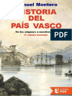 Historia Del Pais Vasco - Manuel Montero