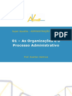 AdmPub 01 as Organizacoes e o Processo Administrativo