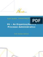 AdmPub 01 As Organizacoes e o Processo Administrativo