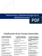 Taxonomía y Epistemología de La Administración