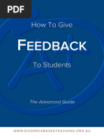 How To Give Feedback To Students The Advanced Guide Final1