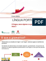 Aula3 a Lingua Seu Signos e a Gramatica