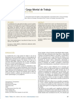 Actividad Laboral y Carga Mental de Trabajo