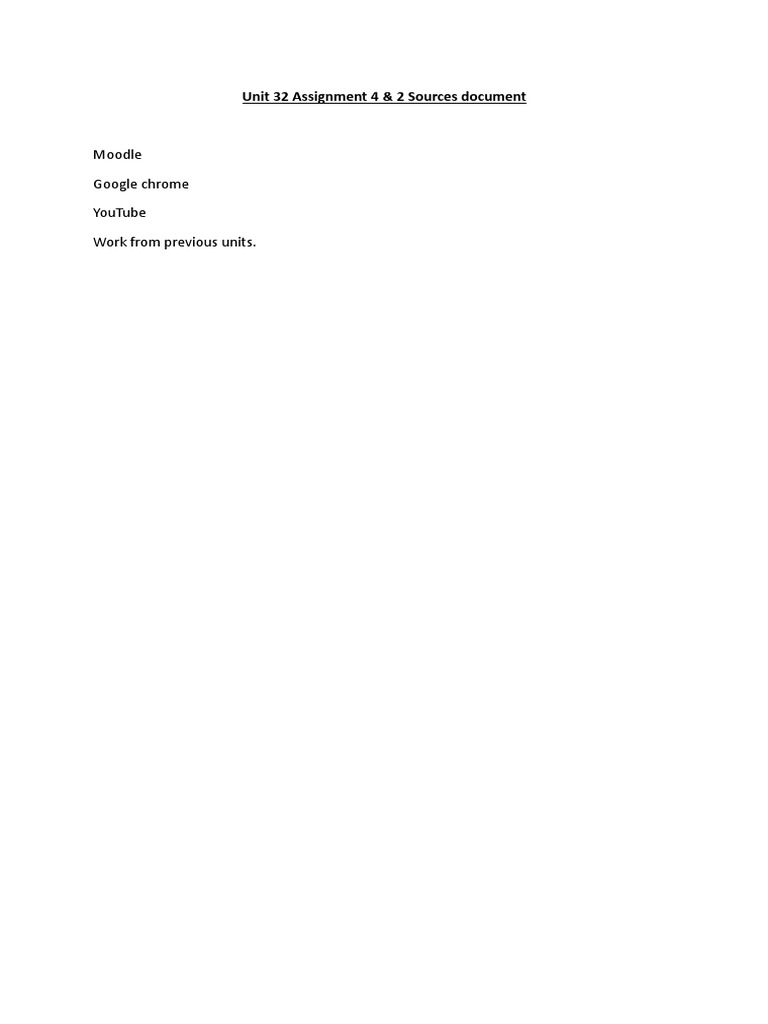 Unit 32 Assignment 4 | PDF | Art | Computers