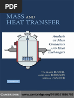 Mass and Heat Transfer Analysis of Mass Cont Actors and Heat Ex Changers Cambridge Series in Chemical Engineering PDF