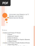 Chap 5 Analysis and Design of T-beams and Doubly Reinforced Beams