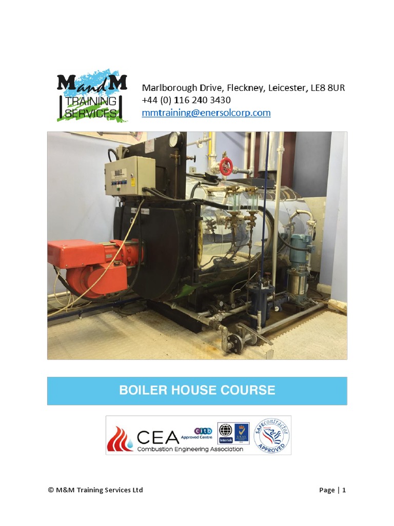 Boiler House Management Course Final PDF | PDF | Sodium Chloride ...