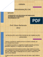 Progamacao CNC 24 Agosto 2012