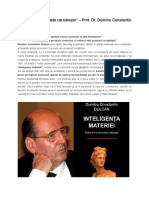 Un Om Valorează Atat Cat Iubește Prof DR Dumitru Constantin Dulcan