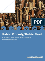 Public Property Public Need Title 5 Asset Disposal For Use As Homeless Shelters PDF