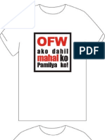 OFW Ako... T-Shirt Designs