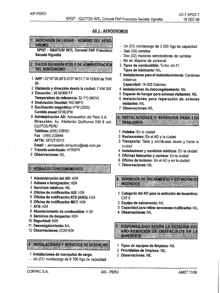 AIP Peru V PDF | PDF