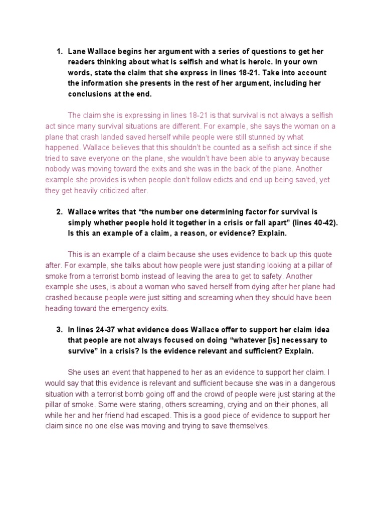 issurvivalselfishs Argument Epistemology