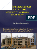 Diseño de placas de concreto armado en el Perú