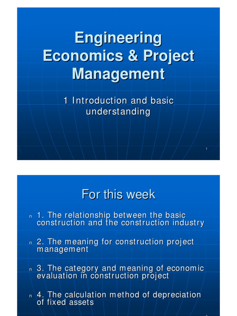 Engineering Economics | PDF | Depreciation | Architect